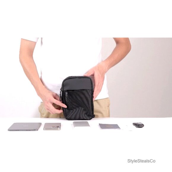 RFID Blocking Sling Backpack, Adjustable Crossbody Bag for Travel Workout main image 7